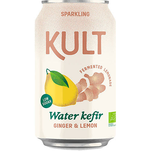 KULT Vandkefir 33 cl | Ingefær & Citron fra KULT på Mecindo.dk