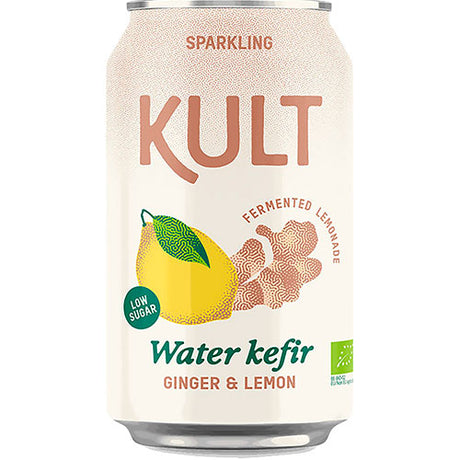 KULT Vandkefir 33 cl | Ingefær & Citron fra KULT på Mecindo.dk