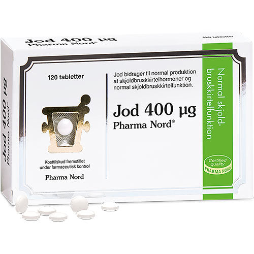 Pharma Nord Jod 400 Μg Pharma Nord | 120 Tabl. fra Pharma Nord på Mecindo.dk