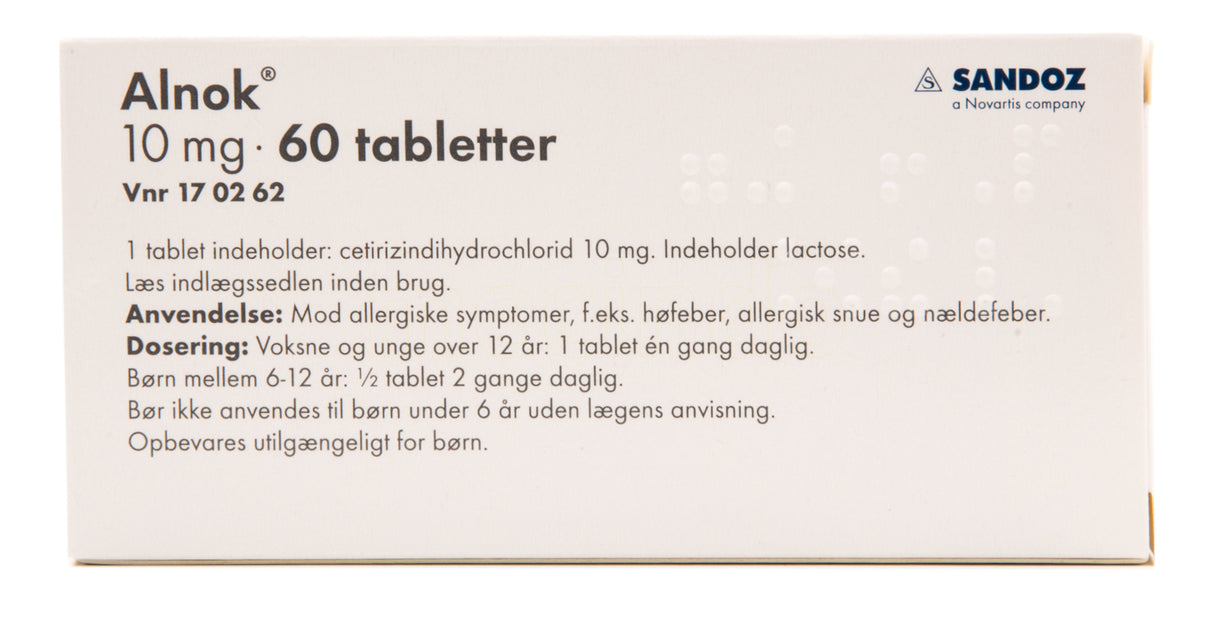 Alnok | 60 Tabl. fra Alnok på Mecindo.dk