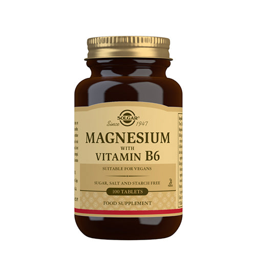 Solgar Magnesium+b6 | 100 Tabl. fra Solgar på Mecindo.dk