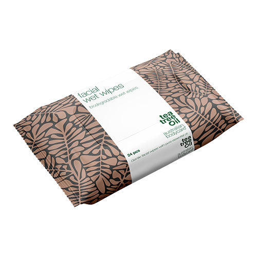 Australian Bodycare Ansigtsservietter Med Tea Tree Oil fra Australian Bodycare på Mecindo.dk