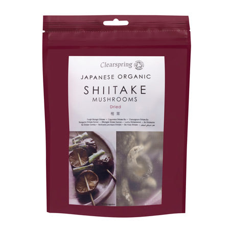 Clearspring Shiitake Svampe | 40 gr fra Clearspring på Mecindo.dk