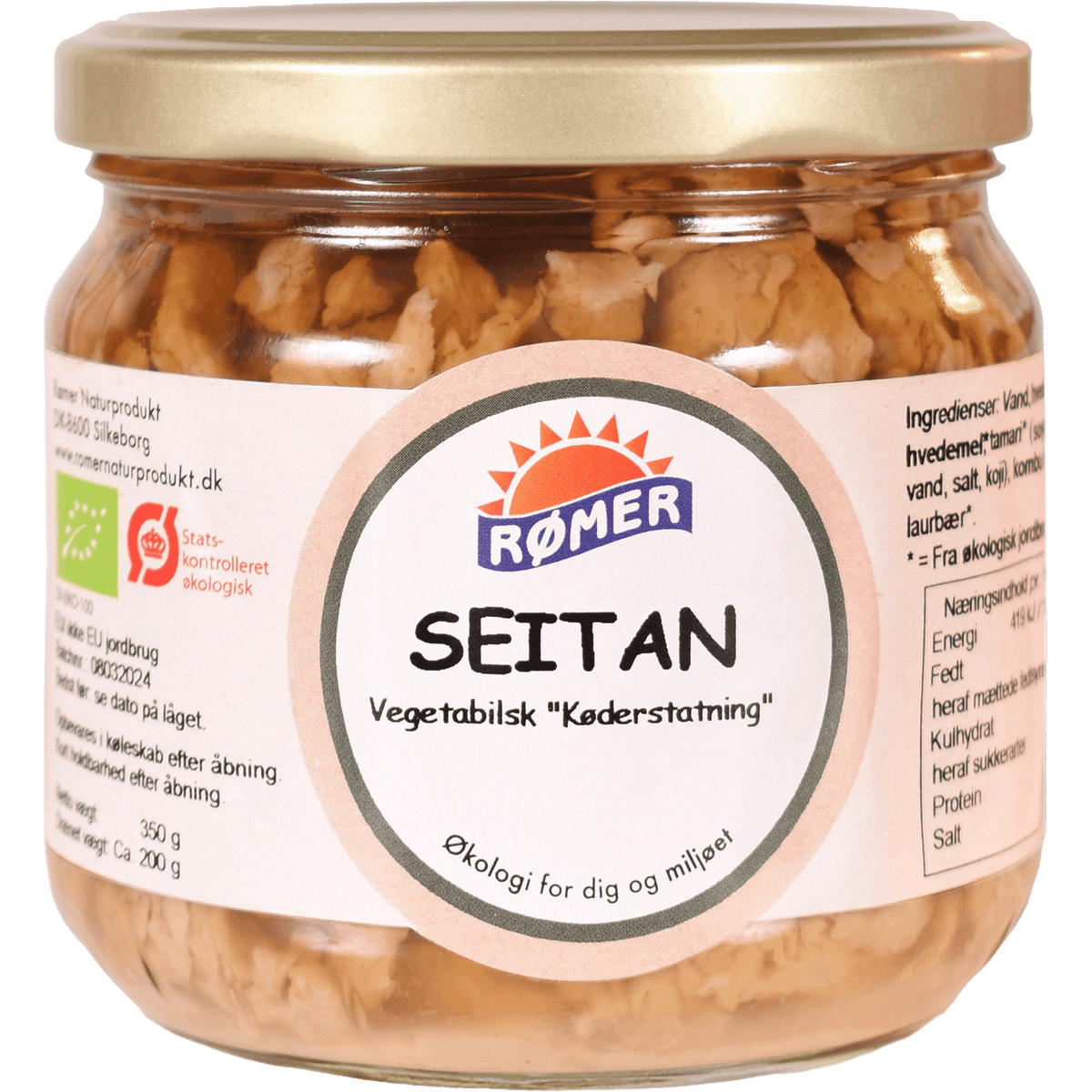 Rømer Seitan Færdigret Økologisk | 350 g