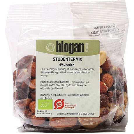 Biogan Økologisk Studentermix | 140 gr fra Biogan på Mecindo.dk