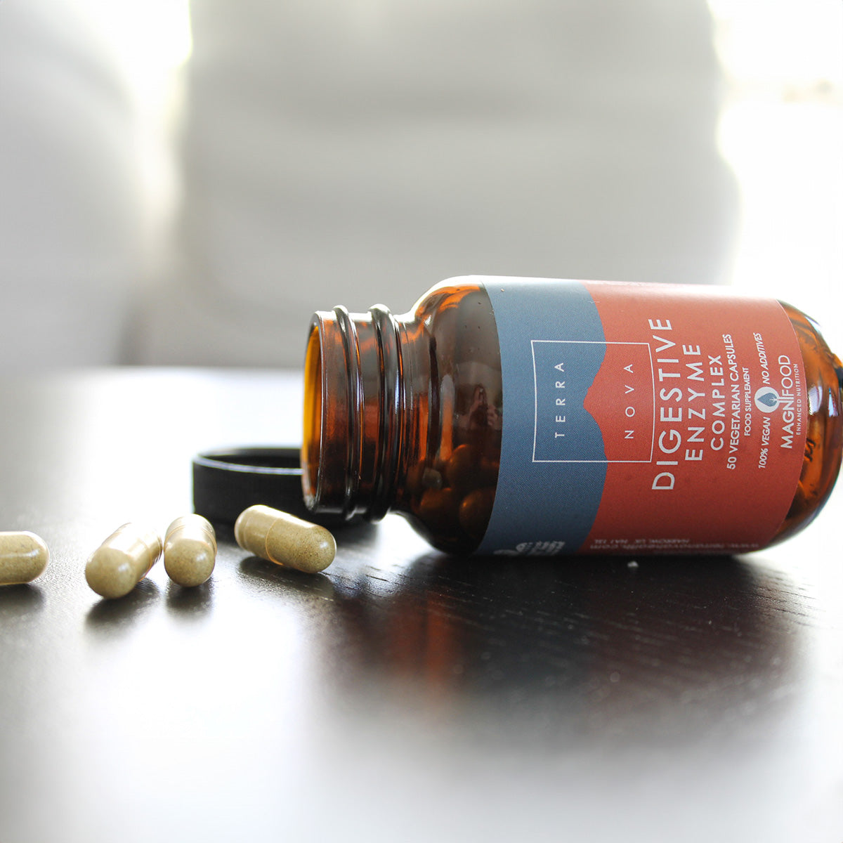 Terranova Digestive Enzyme Complex | 50 kapsler fra Terranova på Mecindo.dk