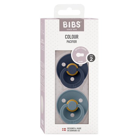 BIBS Colour Latex Size 2 Deep Space/Petrol 2 PACK fra BIBS på Mecindo.dk