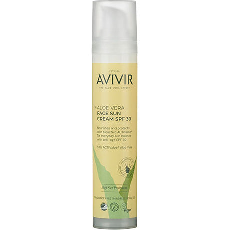 Avivir Aloe Vera Anti-age Sun Face Spf 30 | 50 ml fra Avivir på Mecindo.dk
