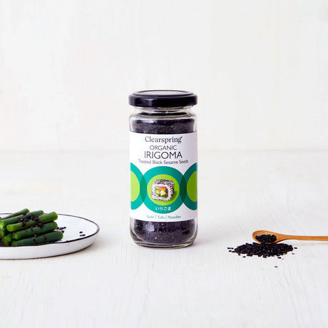 Clearspring Irigoma Ristede Sorte Sesamfrø Økologisk | 100 gr fra Clearspring på Mecindo.dk