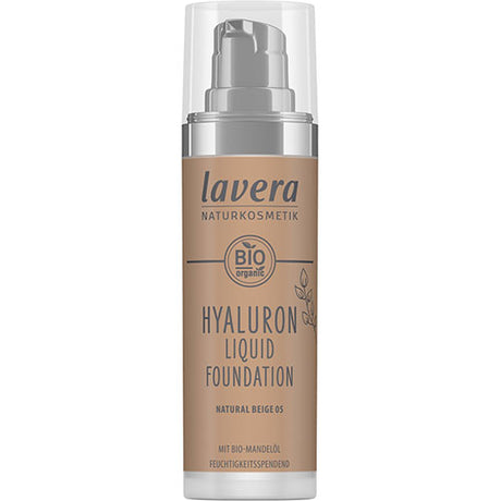 lavera Foundation Natural Beige 05 Hyaluron Liquid | 30 ml fra lavera på Mecindo.dk