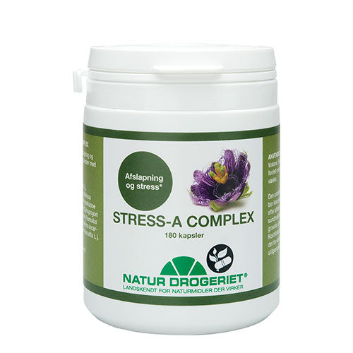 Natur-Drogeriet Stress-a Complex | 180 kapsler fra Natur-Drogeriet på Mecindo.dk