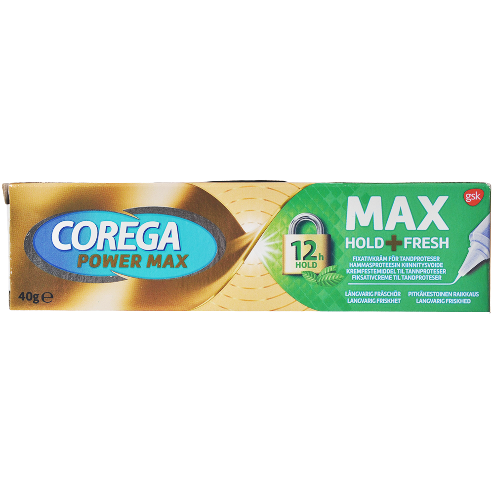 Corega Max Hold & Fresh | 40 gr fra Corega på Mecindo.dk