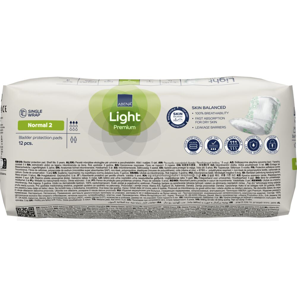Abena Light Normal 2 | 12 stk fra Abena på Mecindo.dk