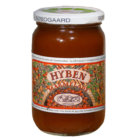 Søbogaard Hybenmarmelade Økologisk | 400 gr fra Søbogaard på Mecindo.dk