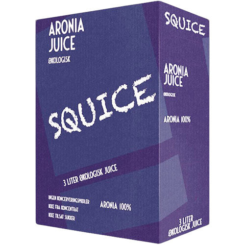 Squice Rå 100% Økologisk Aronia Juice | 3 ltr