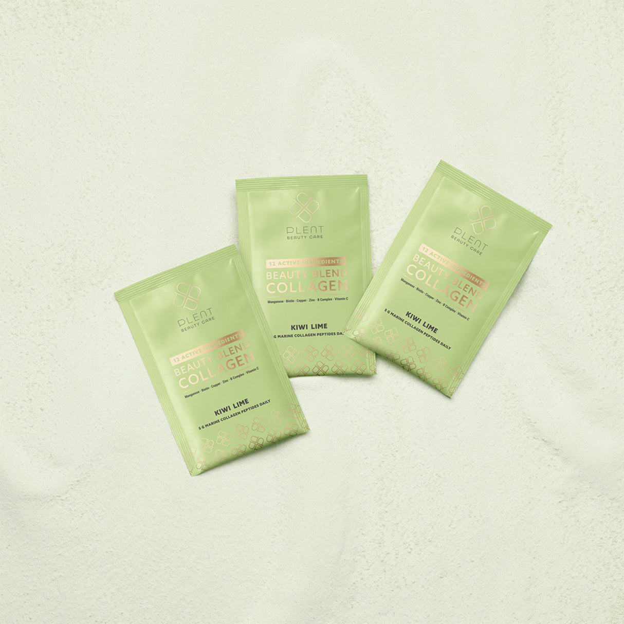 Plent Beauty Blend Collagen 30 X 5 Gr | Kiwi Lime fra Plent på Mecindo.dk