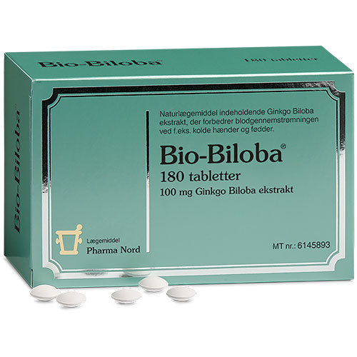 Pharma Nord Bio-biloba | 180 Tabl. fra Pharma Nord på Mecindo.dk