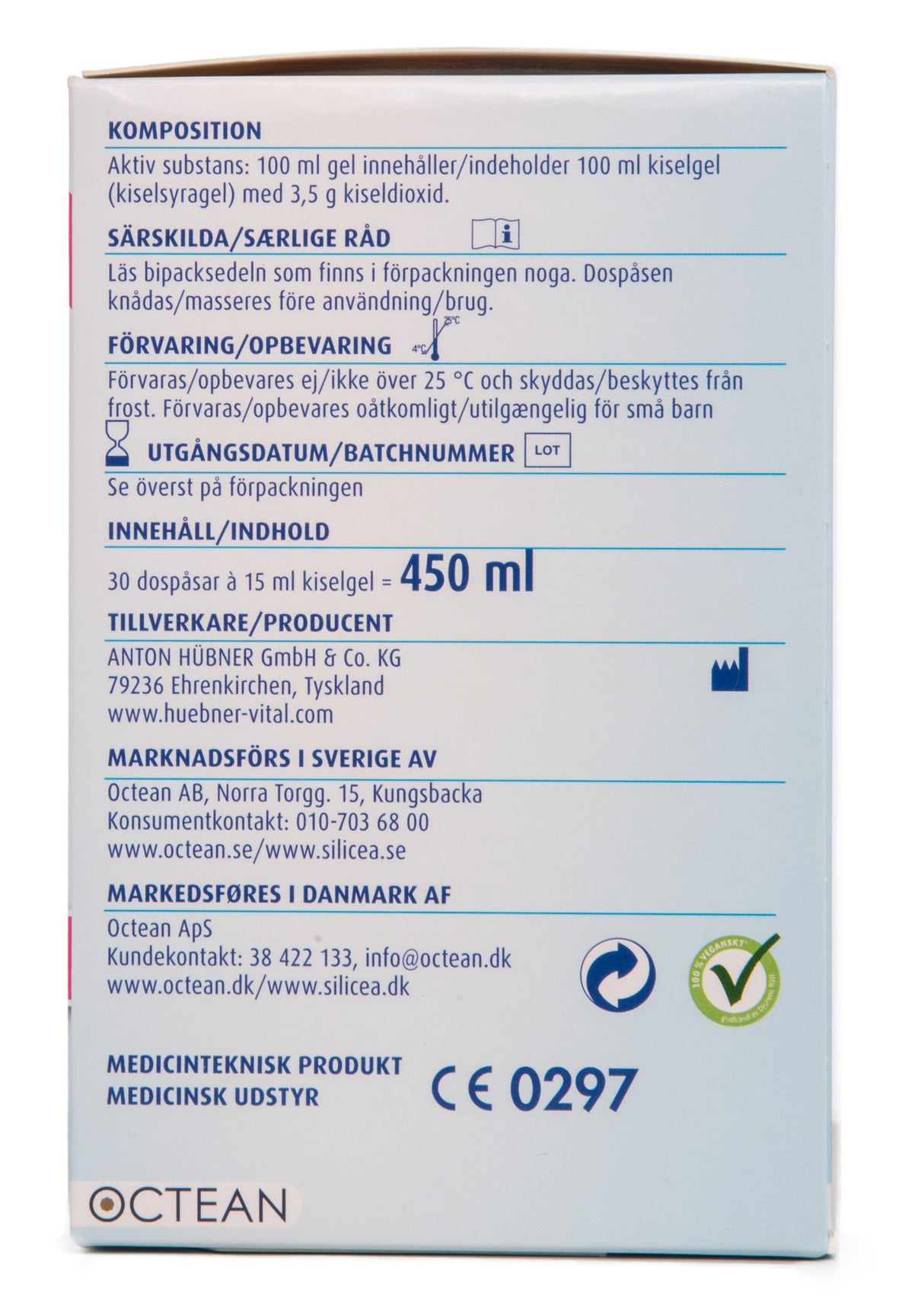 Silicea Mave-tarm Direkt | 450 ml fra Silicea på Mecindo.dk
