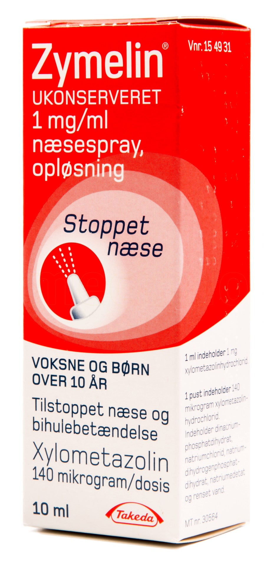 Zymelin Naesespray | 10 ml fra Zymelin på Mecindo.dk