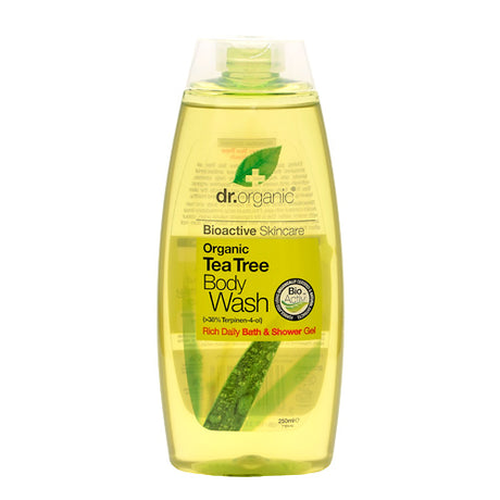 Dr. Organic Tea Tree Body Wash | 250 ml fra Dr. Organic på Mecindo.dk