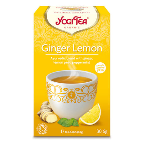 Yogi Ginger Lemon Te | 17 br fra Yogi på Mecindo.dk