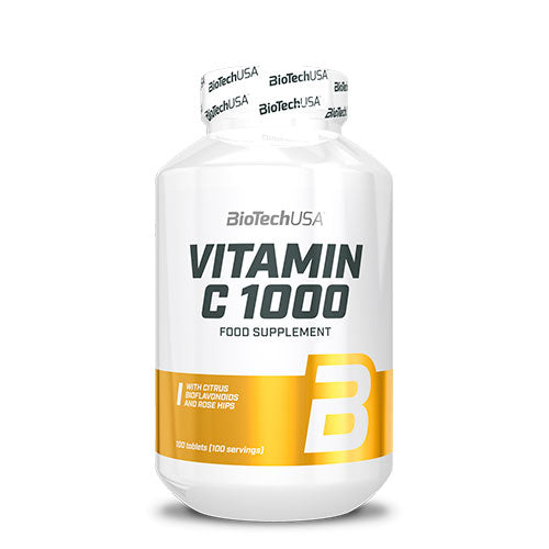 BioTechUSA Vitamin C1000 | 100 Tabl. fra BioTechUSA på Mecindo.dk