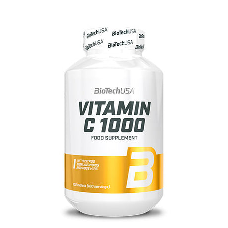BioTechUSA Vitamin C1000 | 100 Tabl. fra BioTechUSA på Mecindo.dk
