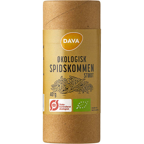 DAVA Økologisk spidskommen, stødt | 40 gr fra DAVA på Mecindo.dk