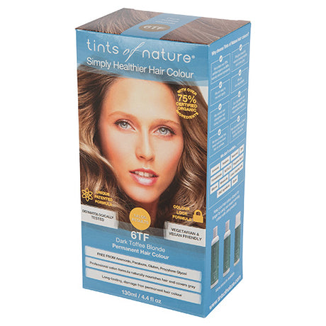 Tints of Nature Hårfarve 6tf Dark Toffee Blonde | 130 ml fra Tints of nature på Mecindo.dk