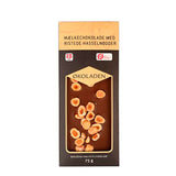 Økoladen Chokolade Maelk M. Ristede Hasselnødder Økologisk | 75 gr fra Økoladen på Mecindo.dk
