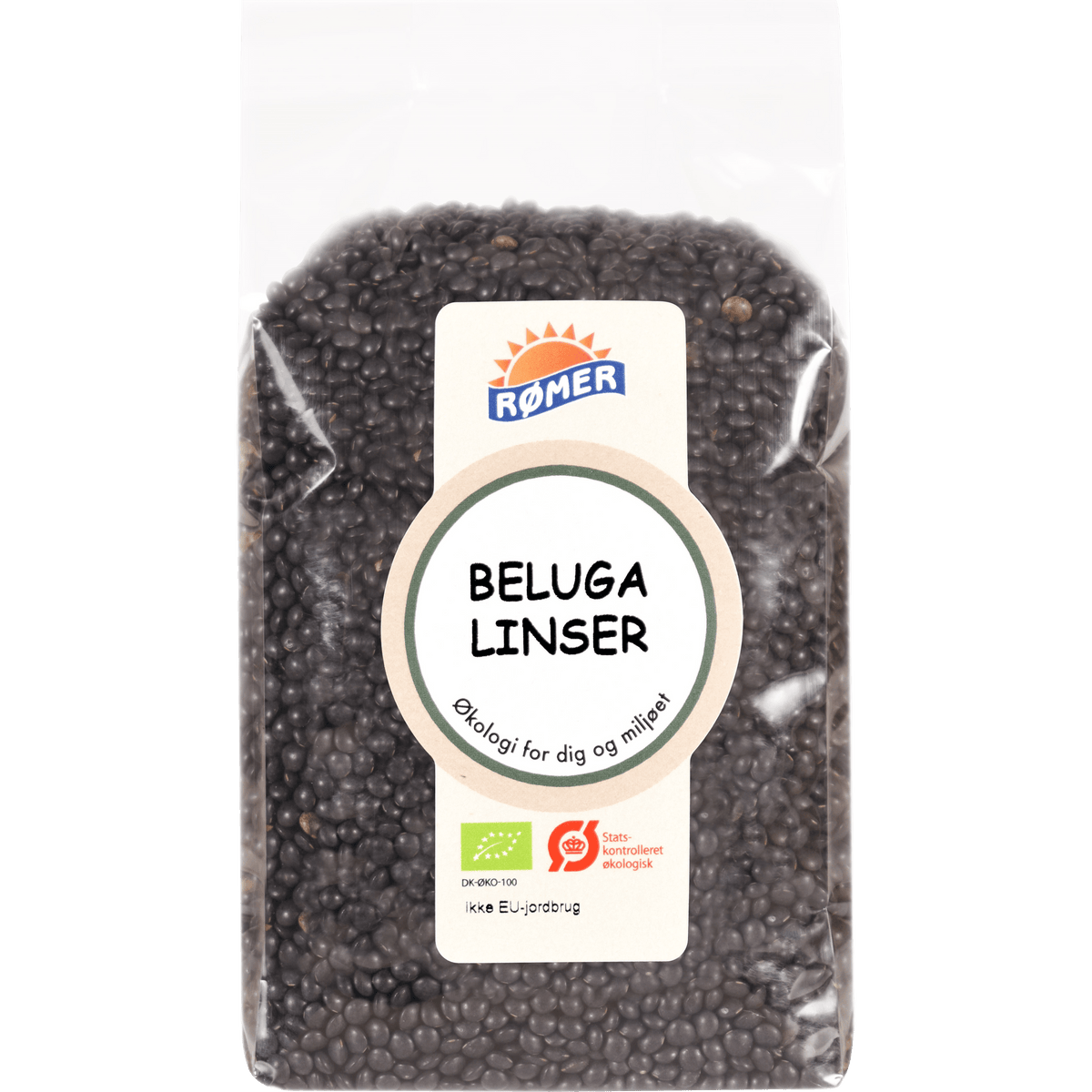 Rømer Linser Beluga Økologisk | 500 g