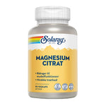 Solaray Magnesium Citrat | 90 kapsler