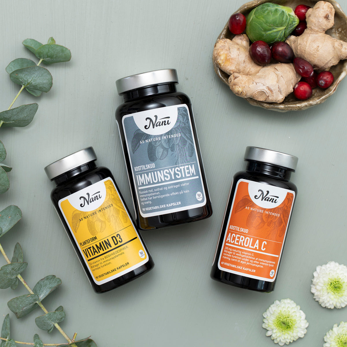 Nani Vitamin D3 På Planteform | 90 kapsler fra Nani på Mecindo.dk