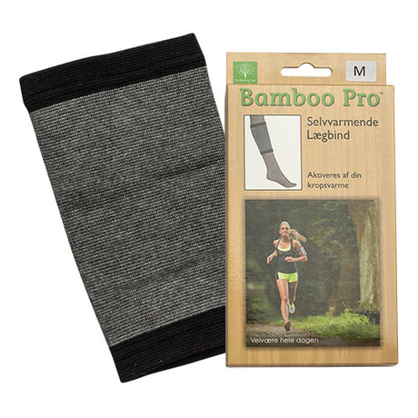Bamboo Pro Laegbind Selvvarmende | Str. M fra Bamboo Pro på Mecindo.dk