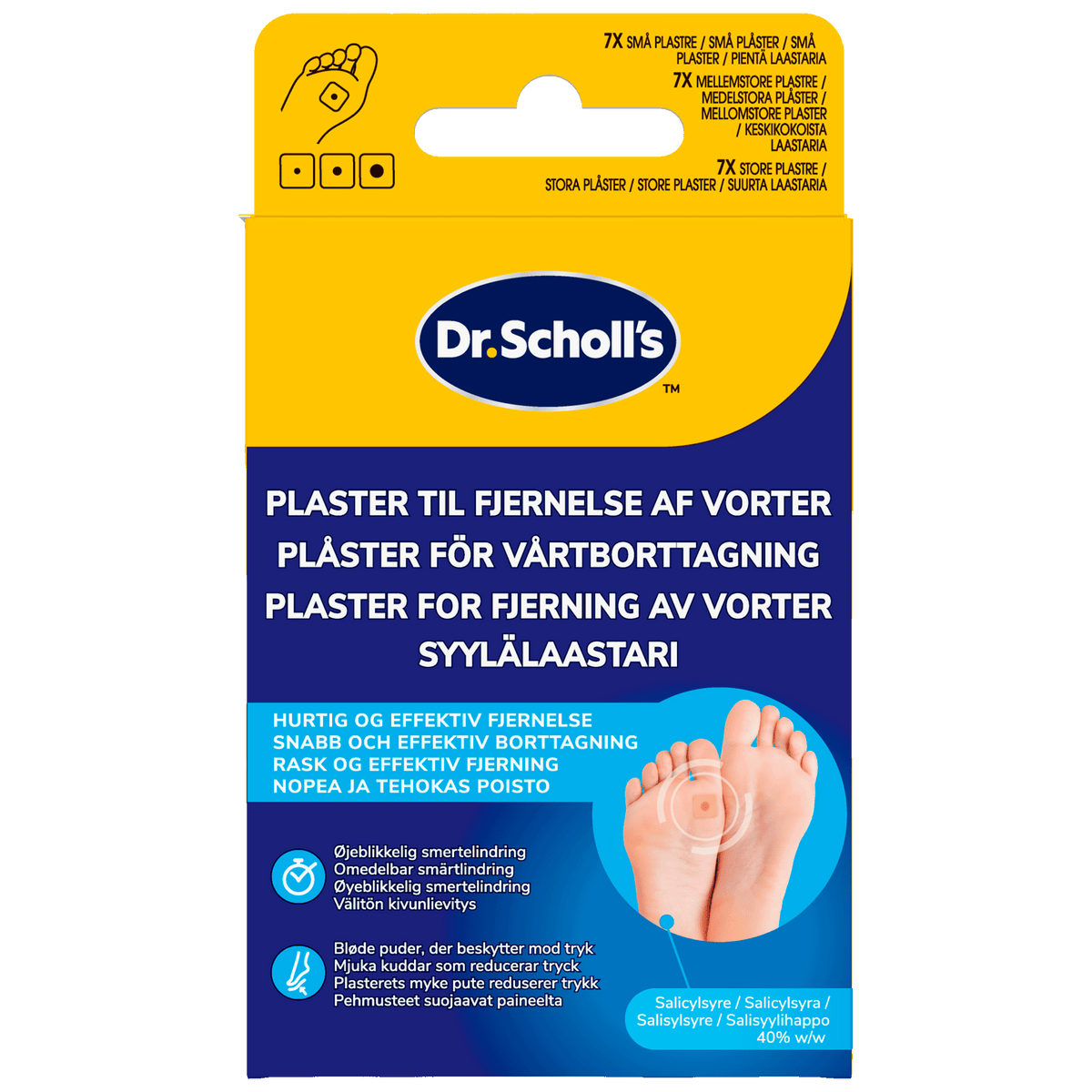 Scholl Dr. Scholl´s Plaster til Fjernelse af Vorter