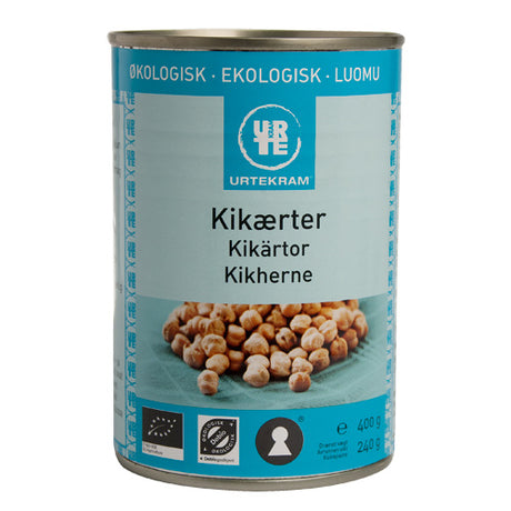Urtekram Kikaerter Økologisk | 400 gr fra Urtekram på Mecindo.dk