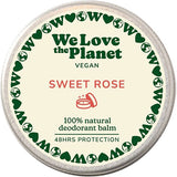 We love the Planet Deodorant Balm (35 gr) | Sweet Rose fra We love the Planet på Mecindo.dk