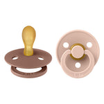 BIBS Colour Latex Size 2 Symmetrical Blush/Wood