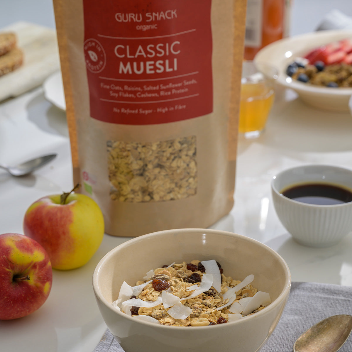 Guru Snack Classic Mysli Økologisk | 750 gr fra Guru Snack på Mecindo.dk