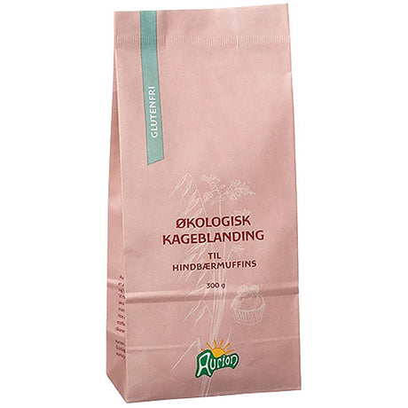 Aurion Hindbærmuffinsblanding Økologisk | 300 gr fra Aurion på Mecindo.dk