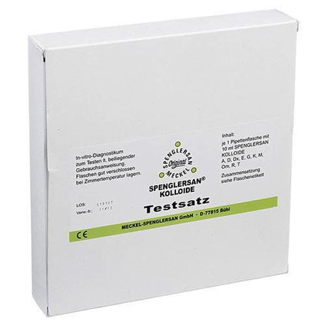 Spenglersan Meckel Testsaet 10 X 10 Ml Indh. A,d,dx,e,g,k,m.om,r,t fra Spenglersan Meckel på Mecindo.dk
