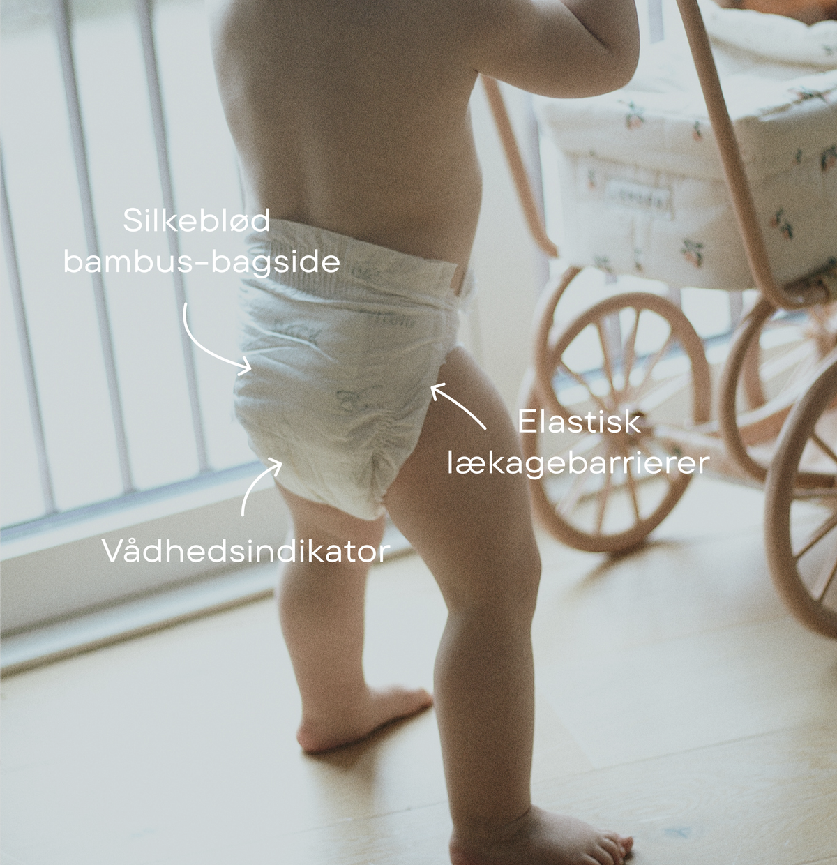 Bambus bleer til sensitiv hud | Tuttelu 5, 10-14 kg fra Tuttelu på Mecindo.dk
