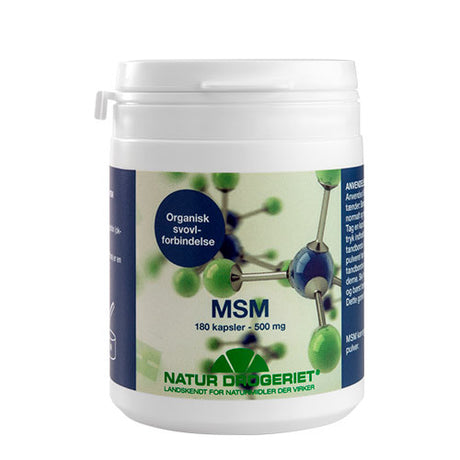 Natur-Drogeriet Lignisul Msm Kapsler 500 Mg Til Kosmetisk Brug | 180 kapsler fra Natur-Drogeriet på Mecindo.dk