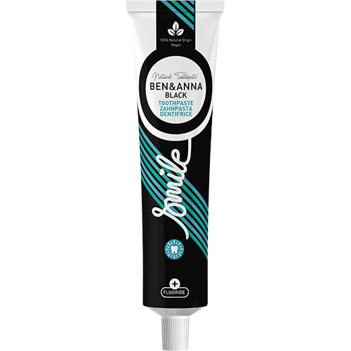Køb Ben & Anna Toothpaste Black + Fluoride 75 ml - Mecindo – Mecindo.dk
