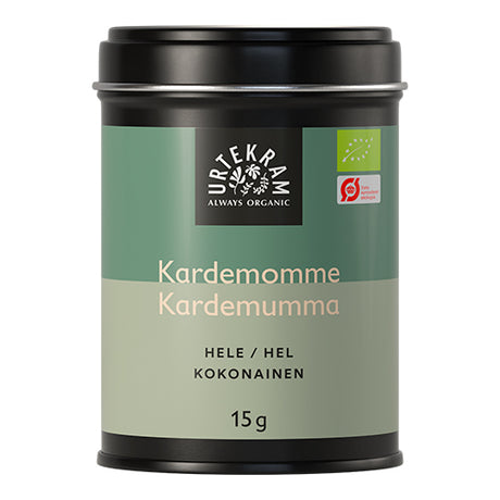 Urtekram Kardemomme Hel Økologisk | 15 gr fra Urtekram på Mecindo.dk