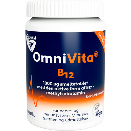 Biosym Omnivita B12 | 100 Tabl. fra Biosym på Mecindo.dk