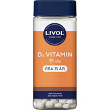 Livol Vitamin D Staerk | 350 Tabl. fra Livol på Mecindo.dk