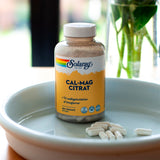 Solaray Calcium Magnesium Citrat | 180 kapsler fra Solaray på Mecindo.dk