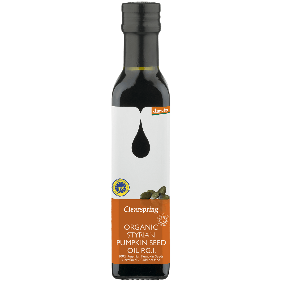 Clearspring Græskarkerne Olie (Ristet) | 250 ml fra Clearspring på Mecindo.dk