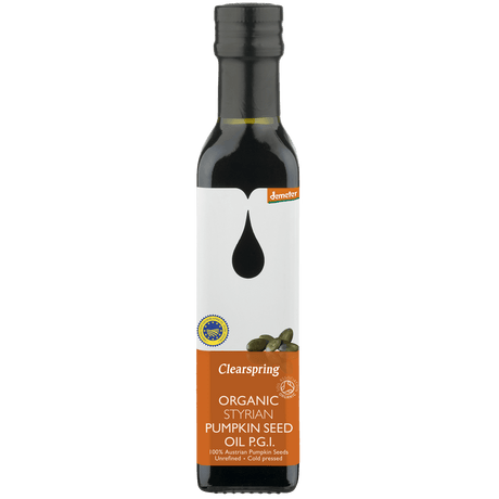 Clearspring Græskarkerne Olie (Ristet) | 250 ml fra Clearspring på Mecindo.dk